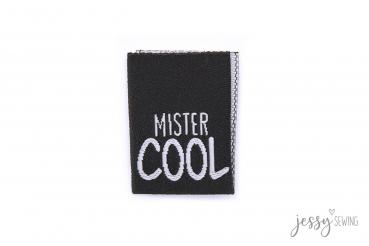 Weblabel Mister Cool schwarz by Jessy Sewing